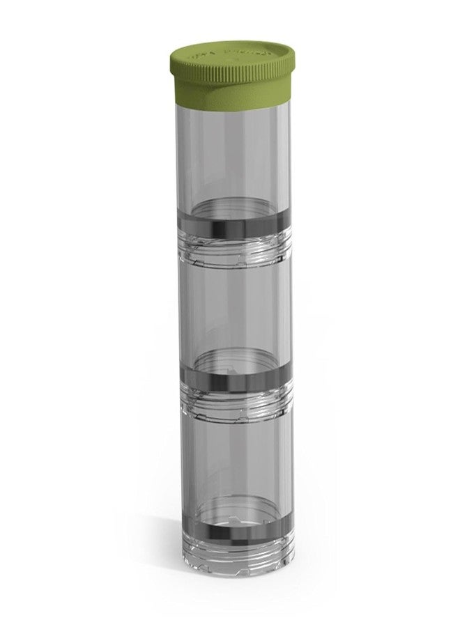 HOMENITY هومينيتي® - علبة صغيرة متعددة الأغراض مع فواصل قابلة للتعديل، لتنظيم المجوهرات أو كعلبة حبوب، سهلة الحمل ومتعددة الاستخدامات، منظم حبوب أسبوعي، علبة حبوب، (الحجم: 12.4 × 3.65 × 24 سم) - Image 4